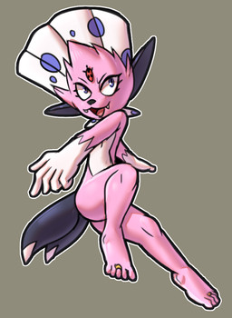 5_fingers 5_toes action_pose anthro claws countershade_feet countershading digit_ring feathers feet fingers fur humanoid_feet jewelry male nude pink_body pink_fur pink_soles plantigrade pokemorph pose purple_eyes ring soles solo tail toe_ring toes two_tone_feet rodricoro nintendo pokemon fan_character kerolink generation_4_pokemon pokemon_(species) weavile colored digital_media_(artwork) full-length_portrait portrait shaded