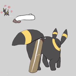 ambiguous_gender anal anal_masturbation anal_penetration anal_vore black_body butt duo female feral genitals humanoid_genitalia humanoid_genitalia_on_feral humanoid_vulva humanoid_vulva_on_feral i_can't_believe_it's_not_feces living_dildo living_sex_toy markings masturbation penetration rear_view ring_(marking) shitpost tail unconscious vore vulva yellow_body skeleton265 nintendo pokemon vine_boom eeveelution generation_2_pokemon generation_9_pokemon pokemon_(species) umbreon wiglett 1:1 2025 2d_animation animated digital_media_(artwork) meme short_playtime sound webm