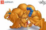 anal anal_beads anal_masturbation anal_penetration anthro balls barazoku beads big_penis bodily_fluids claws cum feet genital_fluids genitals holding_penis horn male masturbation muscular muscular_anthro muscular_male non-mammal_balls nude orange_body orange_skin patreon_logo penetration penis saliva sex_toy soles solo submissive sweat text toying_self vein veiny_penis darksideofdiscovery breath_of_fire capcom mythology patreon garr_(breath_of_fire) dragon mythological_creature mythological_scalie scalie 2019 absurd_res english_text hi_res