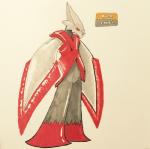 2017 alternate_color alternate_species ambiguous_gender anthro avian beak biped bird blaziken crotch_tuft elemental_creature empoleon english_text fakemon feathers featureless_feet feet firefightdex frown full-length_portrait fusion generation_3_pokemon generation_4_pokemon glistening grey_beak grey_body grey_feathers grey_wings hatching_(art) hi_res hybrid jagged_mouth marco_fanjul marker_(artwork) metallic_body mineral_fauna mixed_media multicolored_body multicolored_feathers nintendo pen_(artwork) pokemon pokemon_(species) pokemon_fusion portrait red_body red_eyes red_feathers red_wings shaded shadow side_view simple_background solo spikes standing teeth text toony toothed_beak traditional_media_(artwork) tuft two_tone_body two_tone_feathers two_tone_wings white_background winged_arms wings