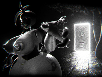 5_fingers areola beakless big_breasts black_sclera breasts casual_nudity creepy creepy_face creepy_smile door female fingers glistening glistening_body horror_(theme) huge_breasts huge_hips machine nightmare_fuel nipples non-mammal_breasts non-mammal_nipples nude nude_anthro nude_female puffy_nipples scary sharp_teeth smile solo tail teeth thick_thighs white_eyes wide_hipped_anthro wide_hipped_female wide_hips rckke rckke_(modeler) five_nights_at_freddy's five_nights_at_freddy's_2 scottgames toy_chica_(fnaf) animatronic avian bird chicken galliform humanoid monster phasianid robot robot_anthro 3d_(artwork) 4:3 digital_media_(artwork) greyscale hi_res monochrome
