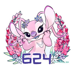 4_fingers antennae_(anatomy) antennae_markings anthro black_eyes chest_markings claws ear_markings eyelashes female finger_claws fingers flower gesture hand_on_face long_antennae looking_at_viewer markings open_mouth open_smile pawpads plant purple_claws purple_markings purple_nose purple_pawpads simple_background smile smiling_at_viewer solo text waving waving_at_viewer white_background white_markings kurokuma824 disney lilo_and_stitch angel_(lilo_and_stitch) alien experiment_(lilo_and_stitch) 2025 artist_name digital_drawing_(artwork) digital_media_(artwork) hi_res
