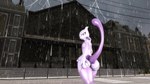 anthro bubble_butt butt city_17 light male raining solo thunder train_station skelefoxdesign nintendo pokemon generation_1_pokemon legendary_pokemon mewtwo pokemon_(species) 16:9 4k absurd_res hi_res lighting widescreen