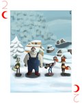 4:5 absurd_res albatross anthro arctic_dogs arctic_fox avian bear bird canid canine card card_template custom_cards female fox group hi_res jade_(arctic_dogs) lemmy_(arctic_dogs) male mammal package pb_(arctic_dogs) playing_card playing_card_template polar_bear procellariiform shiromon999 snow swifty_(arctic_dogs) true_fox ursine