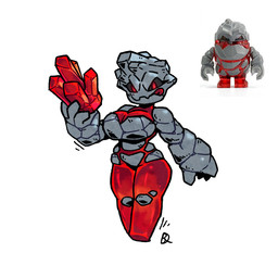 anthro armored_body black_sclera breasts cleavage clothed clothing crystal female grey_body highlights_(coloring) holding_object jagged_mouth lego_brick licking licking_lips logo motion_lines motion_outline red_body red_eyes rock rock_hair simple_background solo tongue tongue_out toy translucent translucent_body white_background wide_hips kabewski lego lego_power_miners meltrox elemental_creature lego_minifigure mineral_fauna rock_creature rock_monster_(power_miners) 1:1 artist_logo colored hi_res reference_image shaded simple_shading
