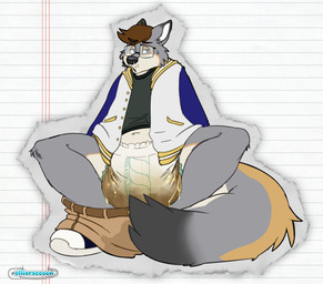 anthro bodily_fluids diaper feces genital_fluids male pooping soiled_diaper soiling soiling_diaper solo unclean_diaper urine used_diaper using_diaper wet wet_diaper wetness_indicator wetting wetting_diaper possumkiddo abena canid canine mammal absurd_res hi_res
