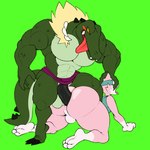 anal anal_penetration balls barazoku duo feral gatis_(oh_so_hero!) genitals head_grab male male/male muscular muscular_male penetration penis simple_background size_difference vein veiny_penis conditional_dnp erobos full_frontal_frog oh_so_hero! roz_(erobos) crocodile crocodilian domestic_cat felid feline felis mammal reptile scalie absurd_res hi_res