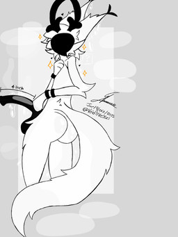 animal_genitalia animal_penis anthro antlers aroused balls big_balls big_butt big_penis biped bodily_fluids butt equine_genitalia equine_penis erection faceless femboy fur genitals horn long_tail male male_anthro nude penis solo tail thick_thighs white_body white_fur wide_hips voidlyvessel voidly_(voidlyvessel) deer mammal 3:4 absurd_res digital_media_(artwork) hi_res