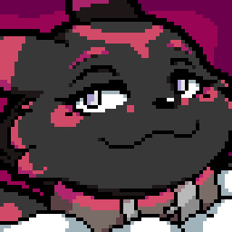 ambiguous_anthro ambiguous_gender animated_gif anthro black_body black_fur collar color_change eyebrows fur grey_eyes multicolored_body multicolored_fur raised_eyebrows red_background simple_background smile solo softfoxxo bandai_namco digimon canid digimon_(species) mammal renamon 1:1 2d_animation animated digital_drawing_(artwork) digital_media_(artwork) icon low_res pixel_(artwork) pixel_animation short_playtime subtle_animation