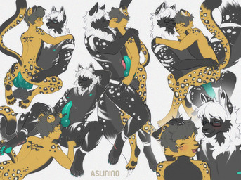 anal anal_penetration animal_genitalia animal_penis anthro balls blush bodily_fluids butt canine_genitalia canine_penis duo erection eyes_closed eyewear eyewear_only feet feline_genitalia feline_penis from_front_position frottage fur genital_fluids genitals glasses glasses_only hair hand_on_penis kissing knot lying male male/male male_penetrated male_penetrating male_penetrating_male male_rimmed male_rimming male_rimming_male narrowed_eyes nude on_back open_mouth oral penetration penile penile_penetration penile_spines penis penises_touching precum precum_string rimming rimming_male romantic romantic_ambiance romantic_couple romantic_sex saliva saliva_string sex simple_background smile spots spread_legs spreading tail toes tongue wearing_glasses aslinino canid canine canis felid leopard mammal pantherine wolf digital_media_(artwork) hi_res