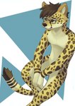 anthro eyewear glasses hair male nude pensive solo ermakkk panzica cheetah felid feline mammal 2024 absurd_res digital_media_(artwork) hi_res