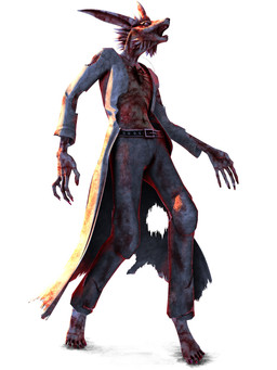 belt blood blood_on_clothing blood_on_fur bodily_fluids buckteeth clothing coat dead_eyes dirty dirty_clothing dirty_fur fur gore infected infection long_ears long_nails male open_mouth plantigrade simple_background solo spiky_fur teeth topwear torn_clothing white_background white_clothing white_coat white_topwear deino_(artist) banni_(deino) arachnid arthropod lagomorph leporid mammal rabbit undead whip_spider zombie 2020 3:4 3d_(artwork) autodesk_3ds_max_(artwork) digital_media_(artwork) hi_res