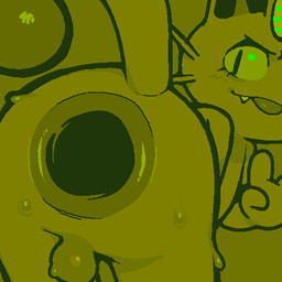 anthro anus backsack balls bent_over big_anus blep bodily_fluids butt gaping gaping_anus genitals gesture hand_gesture huge_anus male presenting presenting_anus presenting_hindquarters solo sweat tongue tongue_out v_sign conditional_dnp kinkykong nintendo pokemon generation_1_pokemon meowth pokemon_(species) 1:1 low_res