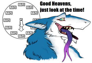 ambiguous_gender blue_body blue_eyes blue_fur forked_tongue fur humor long_tongue purple_tongue simple_background solo teeth text the_truth tongue tongue_out white_background white_body white_fur unknown_artist mammal sergal character_request english_text image_macro meme