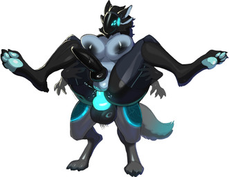 anal anal_penetration animal_genitalia animal_penis anthro balls big_balls big_breasts big_butt big_knot big_penis bodily_fluids breasts butt canine_genitalia canine_penis duo faceless_character faceless_male genital_fluids genitals glowing glowing_genitalia glowing_penis gynomorph gynomorph/male gynomorph_penetrated holding_partner huge_breasts huge_butt huge_penis intersex intersex/male intersex_penetrated knot knotted_penis machine male male_penetrating male_penetrating_gynomorph male_penetrating_intersex penetration penile penile_penetration penis penis_in_ass precum sex simple_background thick_thighs nocturne_(artist) dimisei mako_(konigshund) protogen