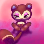 :3 abstract_background anthro anus bedroom_eyes butt chibi female genitals heart_eyes heart_symbol looking_at_viewer makeup narrowed_eyes pink_background presenting presenting_anus presenting_hindquarters pussy seductive simple_background solo spread_legs spreading young simski animal_crossing nintendo pecan_(animal_crossing) mammal rodent sciurid tree_squirrel 1:1 colored adult_(lore)