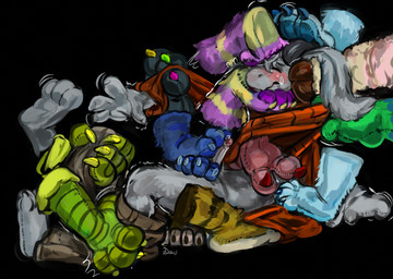 2_toes 3_toes 4_toes anthro black_body black_fur blue_body blue_fur blush bodily_fluids brown_body brown_fur clothing detachable_feet feet foot_fetish foot_play footjob fur gangbang green_body green_fur grey_body grey_fur group group_sex hooves horn khaki_pants male multicolored_body multicolored_fur penile pink_body pink_fur plushification prehensile_feet pulling_pants_down purple_body purple_fur red_body red_clothing red_fur red_sweater red_topwear sex solo solo_focus stepped_on stitch_(sewing) struggling sweat sweater toes topwear twitching yellow_body yellow_fur guwu goat_boy9_(character) boss_monster_(undertale) bovid caprine goat mammal 2025 hi_res story story_in_description