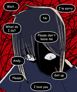 accident accidental_death bad_end bodily_fluids breakdown clothed clothing female hair inner_monologue long_hair murderer tears thinking traumatized wide_eyed pigeonstrange human mammal 5:6 absurd_res hi_res