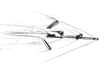 magazine_(gun) onomatopoeia projectile sound_effects text zero_pictured hladilnik 2025 comic hi_res monochrome sketch