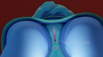 anthro anus blue_body blue_fur clothed clothing digitigrade female fur genitals low-angle_view presenting presenting_pussy pussy solo upskirt bananastheleech kraft_trio felid feline mammal 16:9 3d_(artwork) digital_media_(artwork) hi_res widescreen