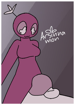 :3 animated_gif antennae_(anatomy) anthro balls_deep duo female male male/female organ_penetration organ_removal organs penetration prolapsed_uterus purple_body star_eyes toony arsinnamon gllemis_(arsinnamon) alien humanoid 2d_animation animated loop short_playtime signature