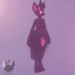 anthro balls becoming_erect black_body black_fur erection expansion fur genital_expansion genitals horn male nipples nude penis penis_expansion pink_nipples pink_penis solo kris-kawaii 1:1 3d_(artwork) 3d_animation animated digital_media_(artwork) hi_res high_framerate no_sound short_playtime video