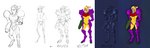 anthro armor curvy_figure female gravity_suit hourglass_figure solo thick_thighs thin_calves varia_suit wide_hips dephacious metroid nintendo super_metroid samus_aran deer mammal hi_res sketch