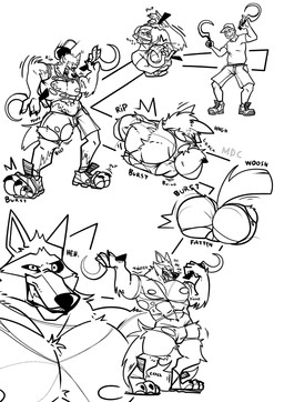 anthro basic_sequence big_muscles biped bottomwear clothing fur growth human_to_anthro identity_death male muscle_growth muscular muscular_anthro muscular_male nipples pecs simple_background solo species_transformation text transformation transformation_sequence mdcackle dreamworks puss_in_boots_(franchise) death_(puss_in_boots) canid canine canis human mammal wolf absurd_res english_text hi_res monochrome sequence