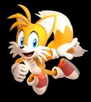 2019 3d_(artwork) alpha_channel anthro blue_eyes border canid canine clothing digital_media_(artwork) dipstick_tail footwear fox fur gloves handwear hi_res jcthornton male mammal markings miles_prower open_mouth open_smile sega shoes smile solo sonic_the_hedgehog_(series) tail tail_markings transparent_border white_body white_fur yellow_body yellow_fur