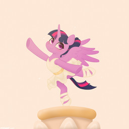 ballerina ballerina_position ballet blue_mane blue_tail blush closed_smile clothed clothed_female clothed_feral clothing dance_shoes dancewear dress eyelashes feathered_wings feathers female female_feral feral footwear fur hair hair_bun hooves horn light looking_up mane mouth_closed multicolored_mane multicolored_tail pink_tail pointe_shoes princess purple_body purple_eyes purple_fur purple_hooves purple_horn purple_wings quadruped royalty shoes simple_background smile solo spread_wings stage tail tan_background unicorn_horn white_clothing white_dress white_footwear white_shoes wings starburst_uwu friendship_is_magic hasbro my_little_pony mythology twilight_sparkle_(mlp) equid equine mammal mythological_creature mythological_equine winged_unicorn 1:1 2025 absurd_res colored digital_drawing_(artwork) digital_media_(artwork) english_description hi_res lighting shaded