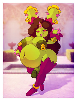 areola belly big_belly big_breasts big_penis blep border breasts cactus clothed clothed_gynomorph clothed_humanoid clothed_intersex clothing detailed_background ear_piercing ear_ring genitals gynomorph gynomorph_humanoid hair intersex intersex_humanoid jewelry legwear long_hair looking_at_viewer mostly_nude mostly_nude_gynomorph mostly_nude_humanoid mostly_nude_intersex navel nipple_fetish nipple_plugs nipples not_furry outie_navel penis piercing plant plug_(sex_toy) pregnant pregnant_gynomorph pregnant_humanoid pregnant_intersex ring_piercing sex_toy shortstack shortstack_gynomorph shortstack_intersex solo thick_thighs thin_calves tongue tongue_out white_border wide_hips cocomania nintendo pokemon chiquita_(lexoastonov) fan_character cactus_creature cactus_humanoid elemental_creature elemental_humanoid flora_fauna generation_5_pokemon humanoid maractus plant_humanoid pokemon_(species) shiny_pokemon 2021 absurd_res digital_media_(artwork) hi_res