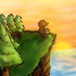 day duo feral grass hill light male male/male plant relaxing sea sitting sun sunlight sunset tree watching_sun watching_the_sky water gg-0_0-jurejo123 felix_(gg-0_0-jurejo123) palomino_(gg-0_0-jurejo123) avian bird columbid felid feline lion mammal pantherine pigeon 1:1