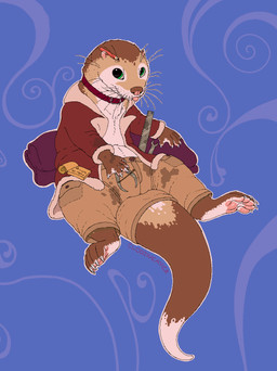 5_fingers 5_toes abstract_background against_object ambiguous_feral ambiguous_gender aviator_jacket bedding blanket blep blue_background bottomwear brown_body brown_ears brown_fur brown_hands brown_nose brown_paws brown_tail button_(fastener) calipers claws clothed clothed_ambiguous clothed_feral clothing collar countershading curling_toes dipstick_ears dipstick_tail dripping_markings ear_markings feet feral finger_claws fingers front_view fully_clothed fully_clothed_ambiguous fully_clothed_feral fur fur_markings furry_tail grease grease_stains green_eyes hand_on_belly jacket leather leather_collar looking_at_viewer lying markings membrane_(anatomy) monotone_feet mottled mottled_body mottled_fur mottled_nose multicolored_body multicolored_ears multicolored_fur multicolored_tail notebook notebook_on_lap on_back outline pants pawpads paws pencil_(object) pencil_behind_ear pink_ears pink_inner_ear pink_nose pink_pawpads pink_tongue plantigrade pockets reclining red_collar ruler semi-anthro simple_background solo spread_legs spreading stain tail tail_markings tan_body tan_fur tan_tail text thick_tail three-quarter_view toe_claws toes tongue tongue_out tools topwear two_tone_hands two_tone_paws underpaw webbed_feet webbed_hands whisker_spots whiskers white_body white_ears white_feet white_fur white_hands white_paws white_tail wrench writing_in_notebook cloudweaver_(artist) ashley_tayberry asian_small-clawed_otter mammal mustelid otter 2026 absurd_res artist_name colored_sketch digital_drawing_(artwork) digital_media_(artwork) full-length_portrait hi_res pixel_(artwork) portrait signature sketch