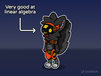anthro armor belly_tuft blue_background bow_tie cheese chibi dairy_products directional_arrow fluffy fluffy_ears fluffy_hair fluffy_tail food fur gradient_background grey_body grey_fur grey_paws hair happy inner_ear_fluff machine male math neck_tuft orange_armor outline owo pawpads paws protogen_armor protogen_visor screen screen_face shadow simple_background simple_coloring smile solo standing tail text tuft dixerion dix_(dixerion) protogen 4:3 absurd_res english_text hi_res shaded simple_shading watermark