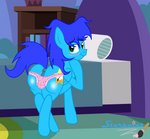 balls butt clothing genitals male penis solo uke underwear wings starpaint0011 hasbro my_little_pony mythology fan_character equid equine mammal mythological_creature mythological_equine pegasus hi_res