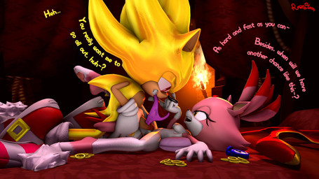 after_transformation anthro bed bedroom bedroom_eyes biting_panties clothed clothing dialogue discarded_clothing duo eye_contact female female_on_bottom fire footwear from_front_position furniture genitals hand_on_chin hero high_heels imminent_sex inviting_to_sex legwear leotard lidded_eyes looking_at_another lying male male/female male_on_top missionary_position narrowed_eyes on_back on_bottom on_top panties partially_clothed penis pillow princess ring romantic romantic_couple royalty seductive sex shoes socks super_transformation tail tail_coil tail_motion tail_wrapped_around tailwag teasing text tights underwear vulva rosie_bloom sega sonic_the_hedgehog_(series) blaze_the_cat burning_blaze sonic_the_hedgehog super_sonic domestic_cat eulipotyphlan felid feline felis hedgehog mammal 16:9 3d_(artwork) digital_media_(artwork) english_text hi_res widescreen