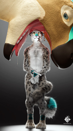 anthro bodily_fluids imminent_vore leopard_spots male male_prey open_mouth oral_vore saliva size_difference spots spruce_moki swallowing text tongue vore sprucethedeer concerto dinosaur felid hadrosaurid mammal ornithischian ornithopod pantherine parasaurolophus prehistoric_species reptile scalie snow_leopard 3d_(artwork) 9:16 digital_media_(artwork) hi_res url