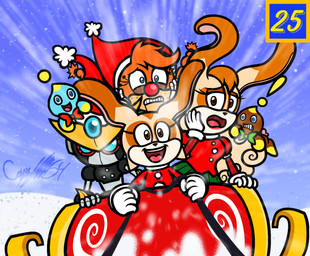 3_eyes 5_fingers age_difference ambiguous_gender anthro black_body blue_body blue_eyes blue_sclera blue_skin blue_sky bottomwear bow_tie breasts brown_body brown_eyelids brown_eyes brown_freckles brown_skin christmas_clothing christmas_headwear clenched_teeth clothed clothed_anthro clothed_female clothing curly_hair day dipstick_ears ear_markings exclamation_point eyelashes featureless_limbs female female_anthro fingers freckled_face freckles fully_clothed fully_clothed_anthro fully_clothed_female fur gloves green_bottomwear green_bow_tie green_clothing green_skirt grey_fingers group hair hand_on_own_face handwear happy hat headgear headwear holding_reins holidays larger_anthro larger_female larger_humanoid larger_male lidded_eyes light long_hair looking_at_viewer machine male male_humanoid metallic_body mouthless multi_eye multicolored_body multicolored_ears multicolored_fur multicolored_skin no_eyebrows noseless number older_anthro older_female open_mouth open_smile orange_ear_tips orange_hair outside pink_inner_ear red_bow_tie red_clothing red_hat red_headwear red_nose red_shirt red_topwear reins santa_hat shirt short_hair size_difference skirt sky sleigh sleigh_ride smaller_ambiguous smaller_anthro smaller_female smaller_humanoid smaller_male smile smiling_at_viewer snow tan_body tan_fur tan_hair teeth text topwear white_clothing white_eyes white_gloves white_handwear young young_anthro young_female younger_anthro younger_female captainquack64 christmas idw_publishing sega sonic_the_hedgehog_(comics) sonic_the_hedgehog_(idw) sonic_the_hedgehog_(series) belle_the_tinkerer cheese_the_chao chocola_the_chao cream_the_rabbit gemerl_(sonic) vanilla_the_rabbit chao_(sonic) humanoid lagomorph leporid mammal rabbit robot robot_humanoid 2022 colored digital_drawing_(artwork) digital_media_(artwork) english_description english_text hi_res lighting signature daughter_(lore) mother_(lore) mother_and_child_(lore) mother_and_daughter_(lore) parent_(lore) parent_and_child_(lore) parent_and_daughter_(lore)