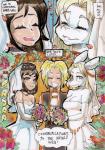 blush clothing dress female group male text wedding wedding_dress daigaijin final_fantasy final_fantasy_ix square_enix freya_crescent garnet_til_alexandros_xvii zidane_tribal burmecian genome_(final_fantasy) human mammal rodent comic english_text hi_res