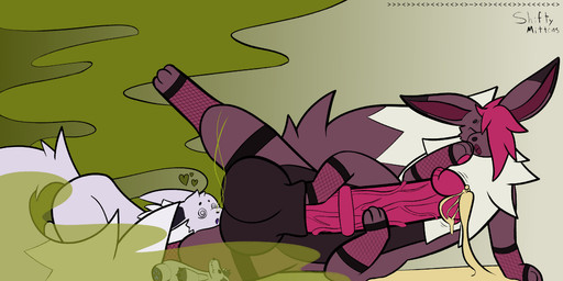 animal_genitalia animal_penis anthro big_penis bodily_fluids clothing cum duo equine_genitalia equine_penis excessive_cum excessive_genital_fluids fart fart_cloud fusion genital_fluids genitals green_fart_cloud huge_penis hyper hyper_genitalia hyper_penis lingerie male male/male penis plushie pokemon_fusion size_difference smelly stink_fumes stink_lines unconscious voyeur shiftymittens nintendo pokemon fan_character eevee generation_1_pokemon generation_4_pokemon hybrid_pokemon pokemon_(species) skuntank species_request taur 2:1 hi_res