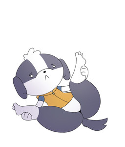 ambiguous_gender angry anthro big_butt bottomless butt clothed clothing exercise featureless_crotch female feral no_underwear partially_clothed spread_legs spreading thick_thighs sssoulseal dogs_in_space nomi_(dogs_in_space) bird_dog canid canine canis cavalier_king_charles_spaniel domestic_dog hunting_dog mammal spaniel toy_dog