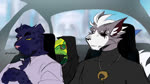 anthro black_body black_fur blue_body blue_fur car clothed clothing eye_patch eyewear female fur green_body grey_body grey_fur group hoodie inside_car inside_vehicle jewelry male necklace playing_music scar topwear vehicle white_body white_fur rainboopz sound_warning cascada nintendo star_fox krystal_(star_fox) leon_powalski panther_caroso wolf_o'donnell canid canine canis felid feline fox lizard mammal pantherine reptile scalie wolf 16:9 animated long_playtime sound webm widescreen