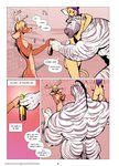 2019 5_fingers aaron_(falcon_mccooper) anthro arm_hair bathing beard biceps biped bodily_fluids body_hair butt cass_(falcon_mccooper) comic communal_shower cum cum_on_leg deer dialogue digital_media_(artwork) english_text equid equine facial_hair falcon_mccooper felid female femboy fingers genital_fluids genitals group hi_res inside jesse_(falcon_mccooper) larger_anthro larger_male leg_hair lion male mammal manly muscular muscular_male muscular_thighs nipples nude pantherine penis showering size_difference smaller_anthro smaller_female smaller_male snout speech_bubble student teacher teacher_and_student text zebra