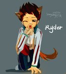 alternate_species anthro humanoidized male solo young sangsang_artist paw_patrol ryder_(paw_patrol) animal_humanoid humanoid mammal digital_media_(artwork) digital_painting_(artwork)