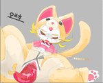 female feral solo league_of_legends riot_games tencent yuumi_(lol) domestic_cat felid feline felis mammal