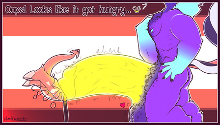 anthro balls big_balls big_penis black_border blue_nipples bodily_fluids body_hair body_in_urethra border chest_hair circumcised cock_vore colored_nails darkened_balls darkened_genitalia dialogue digitigrade duo excessive_genital_fluids excessive_precum feathers fluffy fluffy_chest genital_fluids genitals glowing glowing_genitalia glowing_penis hand_on_chest hand_on_hip hand_on_penis happy_trail head_first heart_symbol hooves huge_balls huge_penis hyper hyper_balls hyper_genitalia hyper_penis leash leg_scar male male/male markings muscular muscular_male nails nipples nude nude_male penetration penile penis precum precum_squirt pubes purple_body scar size_difference spade_tail speech_bubble spiked_penis spikes spikes_(anatomy) striped_markings striped_tail stripes tail tail_feathers tail_markings tail_motion tailwag text throbbing throbbing_penis urethral urethral_bulge urethral_penetration vein veiny_penis vore yellow_penis conditional_dnp electricpants138456 hellaverse helluva_boss asmodeus_(helluva_boss) striker_(helluva_boss) avian bird demon goetia humanoid imp 2025 7:4 colored digital_drawing_(artwork) digital_media_(artwork) english_text hi_res