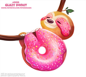ambiguous_gender branch dessert doughnut feral food humor pastry pink_frosted_sprinkled_doughnut pun simple_background smile solo sprinkles text visual_pun white_background piper_thibodeau food_creature mammal pilosan sloth three-toed_sloth xenarthran digital_media_(artwork) digital_painting_(artwork) painting_(artwork) url