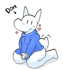 anthro belly blue_clothing blue_sweater blue_topwear bottomless closed_smile clothed clothing directional_arrow feet femboy fingers front_view happy heart_reaction heart_symbol humanoid_hands kneeling looking_at_viewer male moobs motion_lines mouth_closed pointy_ears seiza shadow short_tail simple_background simple_eyes simple_face sitting slightly_chubby slightly_chubby_anthro slightly_chubby_male smile snout solo sweater sweater_only tail text thick_thighs three-quarter_view topwear topwear_only white_background white_body wide_hips geomecs slug_(saltbathedslug) gastropod mollusk slug 2025 cel_shading digital_media_(artwork) english_text full-length_portrait hi_res pixel_(artwork) portrait shaded