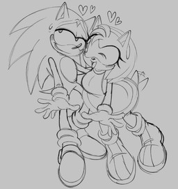 5_fingers accessory anthro blush breasts clothed clothed_anthro clothed_female clothing dress duo eyelashes female female_anthro fingers footwear gloves grey_background hair hair_accessory hairband handwear heart_symbol looking_at_another looking_at_partner looking_away male male/female male_anthro one_eye_closed open_mouth open_smile romantic romantic_couple shoes simple_background smile tail tail_motion tailwag wink animation_sensation sega sonic_the_hedgehog_(series) amy_rose sonic_the_hedgehog eulipotyphlan hedgehog mammal 2025 digital_drawing_(artwork) digital_media_(artwork) english_description monochrome sketch