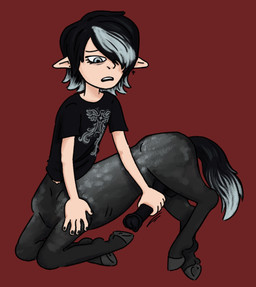 adolescent alternative_fashion animal_genitalia animal_penis balls emo equine_genitalia equine_penis erection genitals hooves male masturbation penile penile_masturbation penis solo underhoof young uglypaws european_mythology greek_mythology mythology centaur equid equid_taur humanoid_taur mammal mammal_taur taur absurd_res hi_res